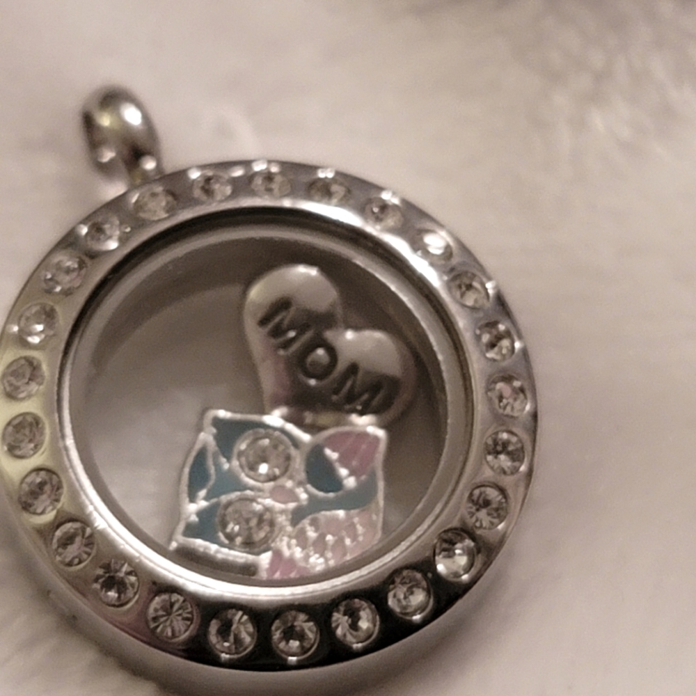 Origami Owl locket and charms